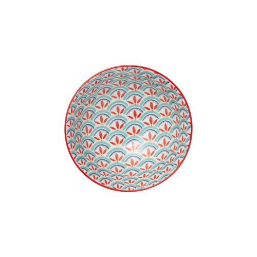 Mikasa Nibble Bowl 12X6cm Geometric Green